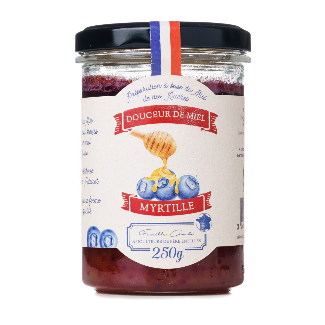 FOODY SPECIALITE DE MIEL AU MYRTILLE 350 GM