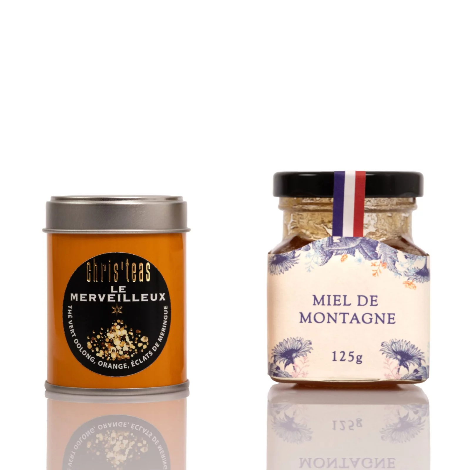 Coffret Miel de Montagne & Thé Le Merveilleux (Maison Chris'teas) - Domaine  de Malescot