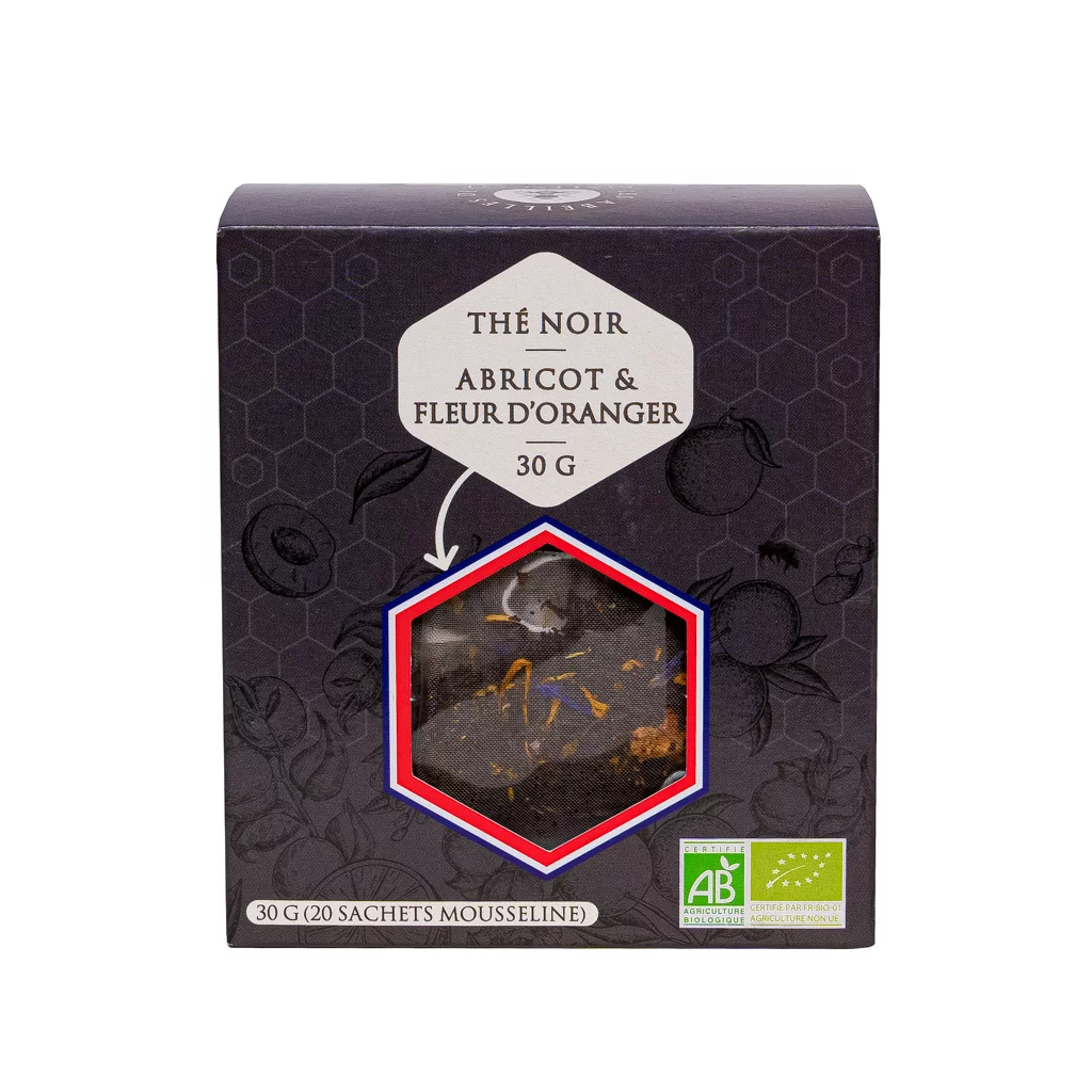 Coffret Thé Noir Abricot & Fleur d'Oranger & Miel de Nectars - Domaine de  Malescot